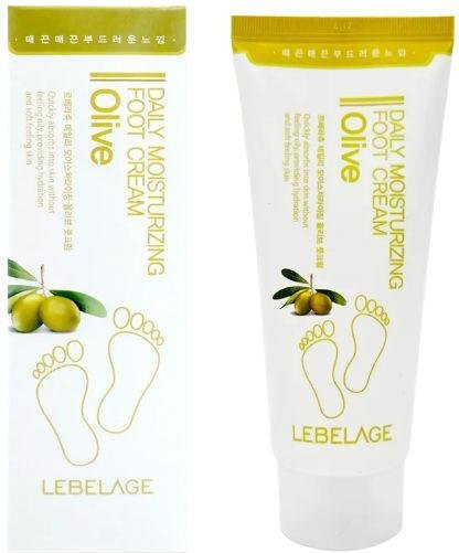LEBELAGE Oliven-Fußcreme mit Olivenextrakt, 100 ml - Bild 1