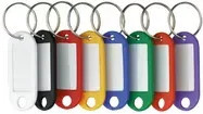 ALCO Schlüsselanhänger aus Kunststoff, 10er Pack, Multicolor - Bild 1