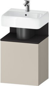Duravit Waschtischunterschrank Qatego in Grau, B/T/H: 44 x 35 x 64,5 cm - Bild 1