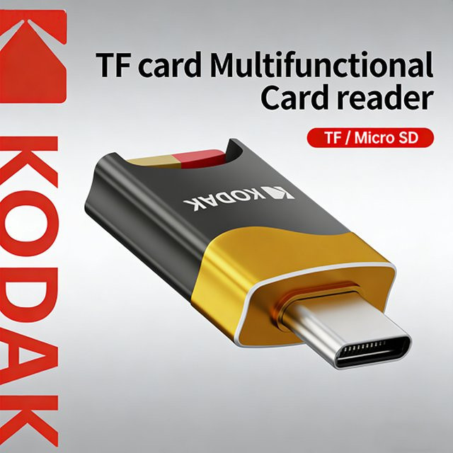 Kodak T330 Micro-SD-Kartenleser USB-C OTG-Adapter für TF-Speicherkarten, geeignet für Mobiltelefone, Tablets und Computer - Bild 1