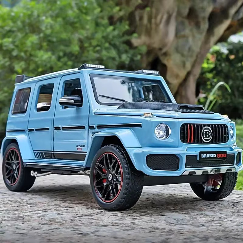 WELLY Brabus G800 Diecast Auto Modell, Maßstab 1:24, Metall, Rot, mit Licht und Sound - Bild 2