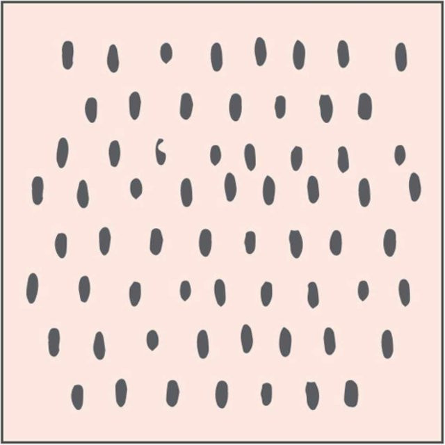 May&Berry Stempel Pattern 1 in Nude, B/B/H: 4,5 x 4,5 cm - Bild 1