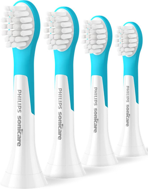 Philips Sonicare For Kids Aufsteckbürsten, 4er-Pack, Weiß/Blau - Bild 1