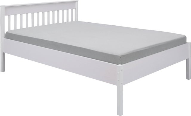 Inter Link Doppelbett Chilly Home aus Massivholz Kiefer in Weiß B/T/H: 180 x 200 x 147 cm - Bild 1