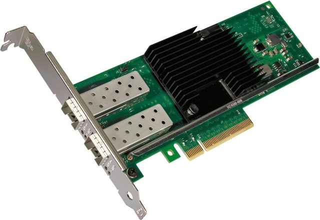 Intel Ethernet Converged Network Adapter X710-DA2 - 10 Gigabit SFP+ x 2 Netzwerkadapter - PCIe 3.0 x8 Low-Profile (EX710DA2G2P5) - Bild 1