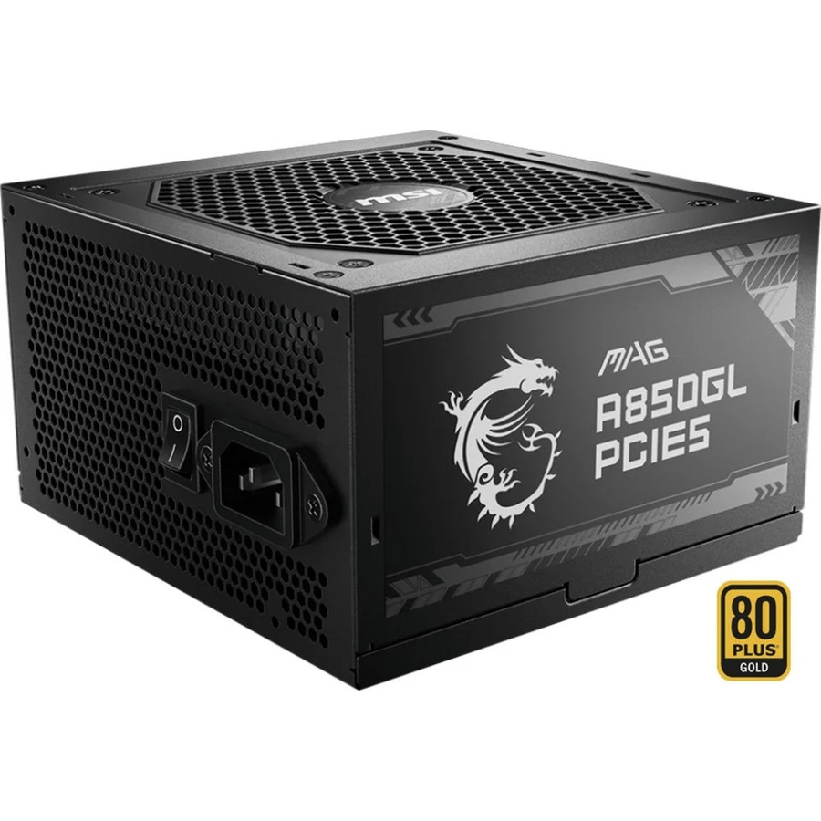 MSI MAG A850GL PCIE5 PC-Netzteil 850 W 80PLUS Gold Schwarz - Bild 1