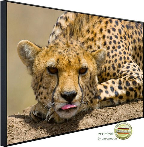 papermoon Infrarotheizung EcoHeat Gepard in Bunt mit Matt-Effekt, App-Steuerung und Überhitzungsschutz - Bild 1