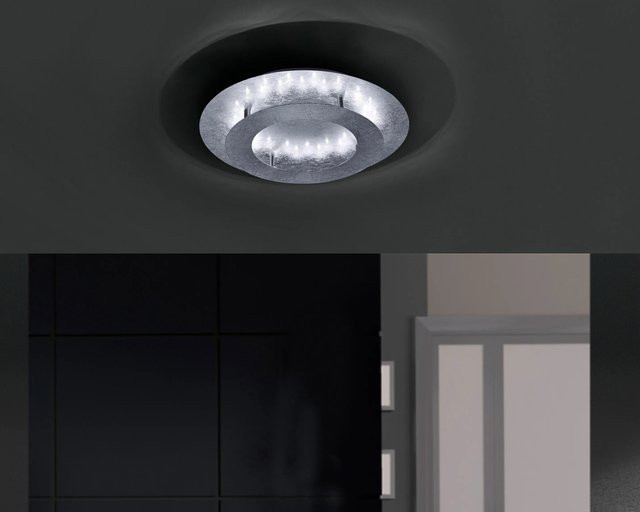 Paul Neuhaus LED-Deckenleuchte Nevis in Silber, rund, Durchmesser: 40 cm - Bild 1