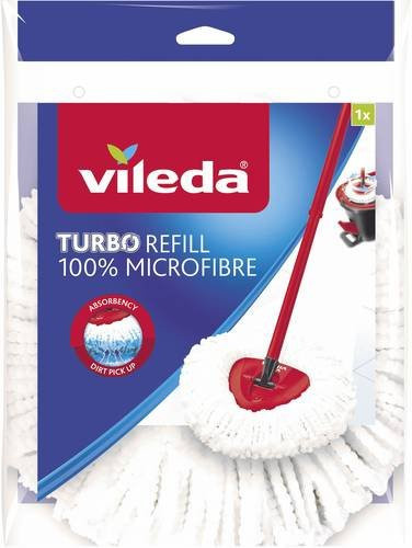 Vileda Easy Wring & Clean Wischmop Ersatzaufsatz in Weiß - Bild 1