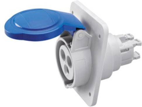 Gewiss GW62205FH CEE Anbaudose 16A 230 V/AC in Blau - Bild 1
