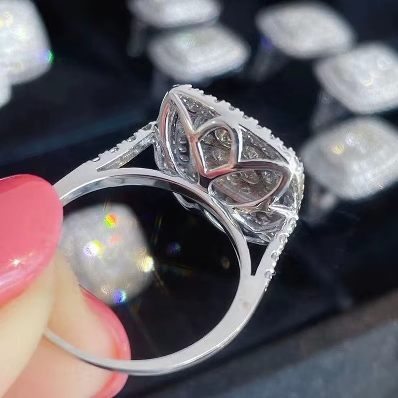 Huitan Ring, Silber, Zirkonia, Kristall, Damen - Bild 3