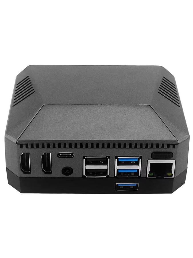 Argon ONE M.2 Gehäuse aus Aluminium mit USB 3.0 auf M.2 SATA SSD-Adapter und integriertem Lüfter für Raspberry Pi 4B in Schwarz - Bild 6