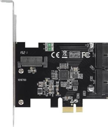 Delock PCI Express x1 USB Expansion Card zu 2 x internen USB 3.0 Pfostensteckern in Schwarz - Bild 2