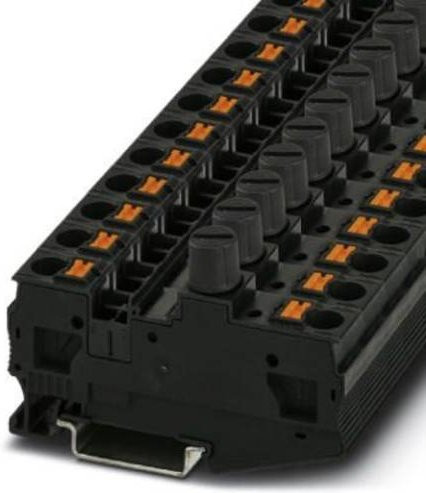 Phoenix Contact 3025042 Sicherungsreihenklemme Push-In-Klemme Schwarz 25 Stück - Bild 1