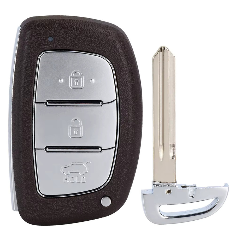 KEYECU Smart Remote Key Fob für Hyundai HB20 2020-2023, 433 MHz, 4A Chip, 3/4 Tasten, Schwarz - Bild 2