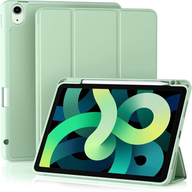 Magnetische Klapp-Hülle für Apple iPad 10. Generation 10,9 Zoll und iPad 11. Generation 11 Zoll mit Stifthalter in Grün - Bild 1