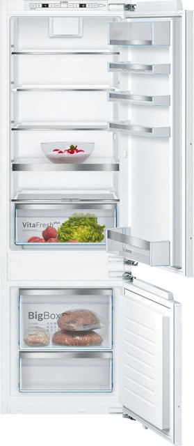 Bosch MKKS87ADD0 Einbau-Kühl-Gefrier-Kombination mit Low Frost, Zero Degree Zone und Holiday Mode in Weiß, B/T/H: 60 x 55 x 177 cm - Bild 1