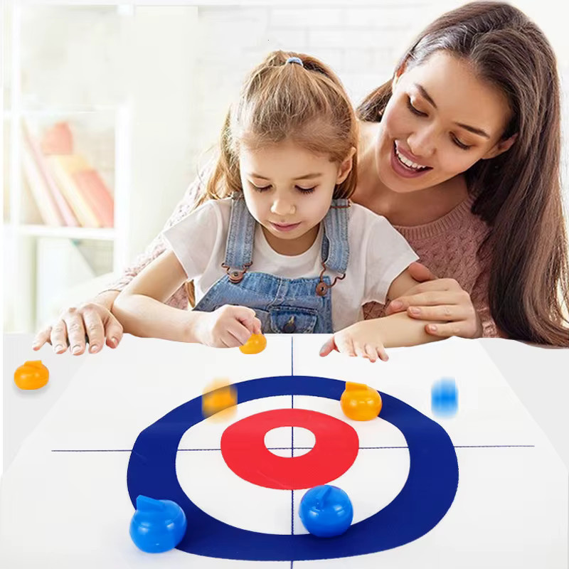 FoPcc Tabletop Curling Game, Brettspiel, Bunt / Mehrfarbig - Bild 2
