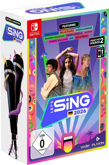 Let's Sing 2026 mit 2 Mikrofonen von PLAION in Multicolour - Bild 1