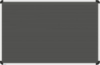 Stecktafel Ultradex Planrecord für Wandmontage mit 61 waagerechten Schienen, schwarz, B: 125 cm, T: 2,2 cm, H: 77 cm - Bild 1