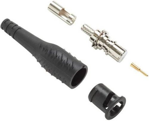 Pomona Electronics 73104-0 Do-It-Yourself BNC (M) Stecker, 50 Ohm, Blau - Bild 1