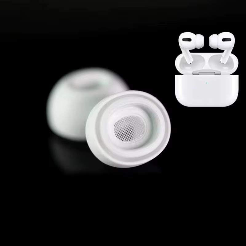Apple Silikon-Ohrstöpsel für AirPods Pro und AirPods Pro 2, Farbe: Weiß, Größen: S, M, L - Bild 2