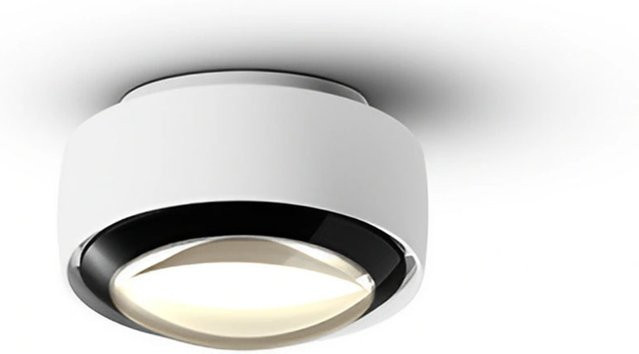 Occhio VOLT LED-Deckenstrahler Contour C80 in Weiß Matt mit Schwarz Glänzender Linse, dimmbar, 2700K - Bild 1