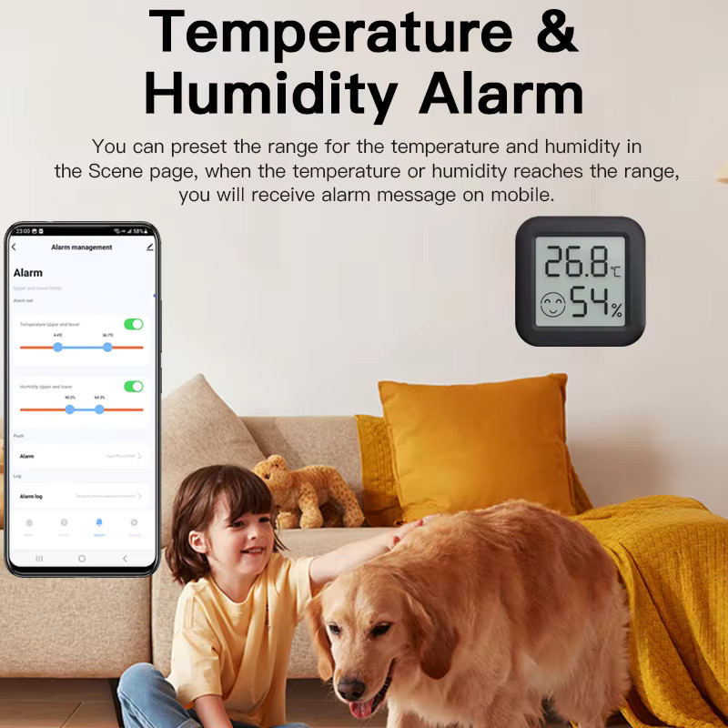 Tuya Zigbee 3.0 Temperatur- und Feuchtigkeitssensor mit App-Steuerung für dein Smart Home via Smart Life und Yandex Alexa - Bild 3