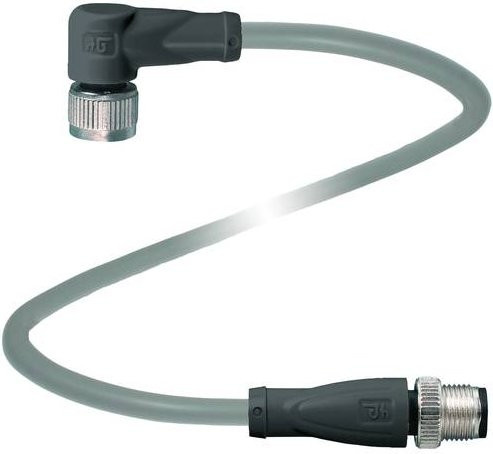 Pepperl+Fuchs Sensor-Aktor-Steckverbinder 240788-100003 konfektioniert, grau, 4 Polzahl, Länge: 0,5 m - Bild 1