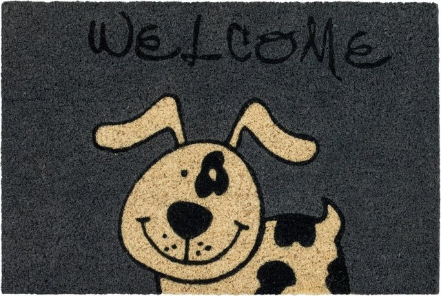 ASTRA Fußmatte Coco Style Hund aus Kokos, rutschfest und schmutzabweisend, B: 60 cm, T: 40 cm - Bild 1