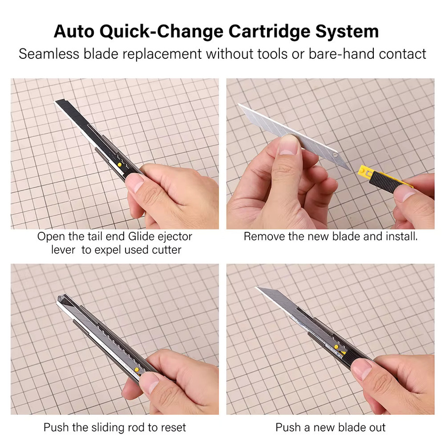 WUTA Sharp Craft Utility-Messer aus gehärtetem Stahl für Handwerk, Kunst und DIY-Projekte - Bild 4