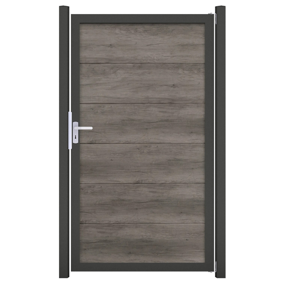 GroJa Tor BasicLine Nova 1-flügelig Monument Oak, B: 100 cm, H: 180 cm - Bild 2