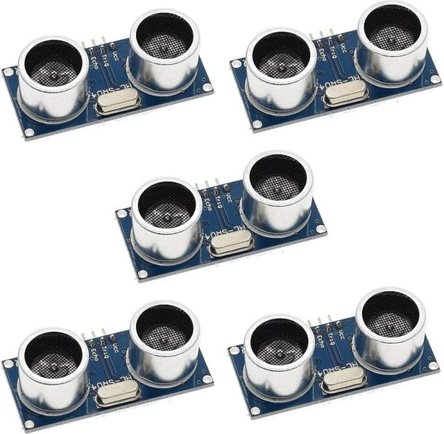 AOKIN HC-SR04 Ultraschallsensor-Abstandsmodul 5er-Set in Blau für Arduino UNO MEGA2560 Nano Robot XBee ZigBee - Bild 1