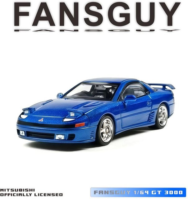 Fansguy 3000Gt Diecast Modell, 1:64, Pop-Up Scheinwerfer, Blau, ab 14 Jahren - Bild 1
