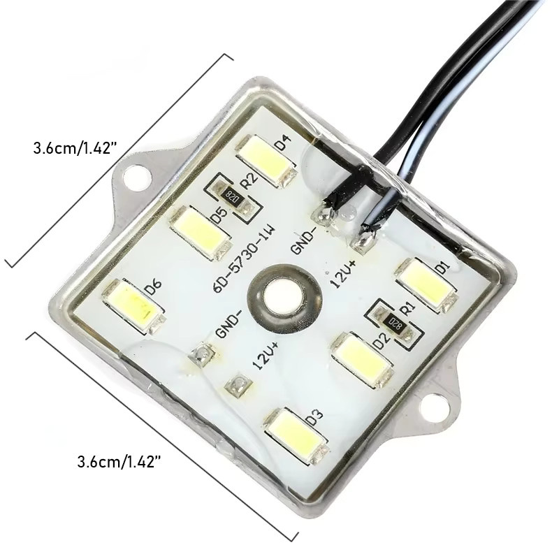 Dreamburgh LED Licht Dekoration für Auto und Pickup, wasserdicht, 48 LEDs, Farbe: Weiß - Bild 3