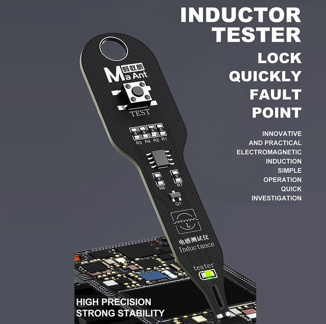 Aideepen M093B Induktivitätstester für Motherboard-Spulen und elektromagnetische Induktion zur schnellen Fehlerdiagnose mit USB-C Anschluss - Bild 1
