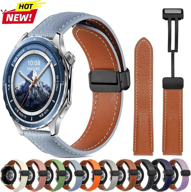 OnePlus Uhrenarmband Leder, 22 mm, Unisex - Bild 1