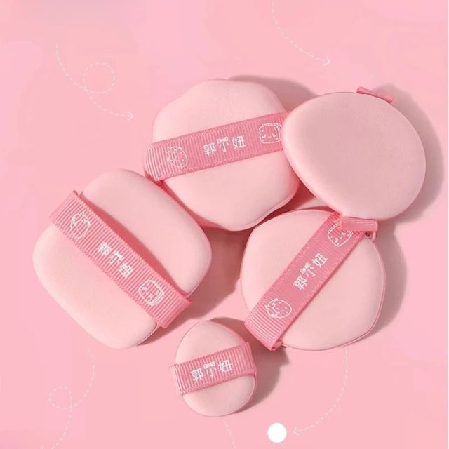 GUOXIAONIU Foundation-Schwämmchen, Rosa, 5 Stück, Unisex - Bild 1