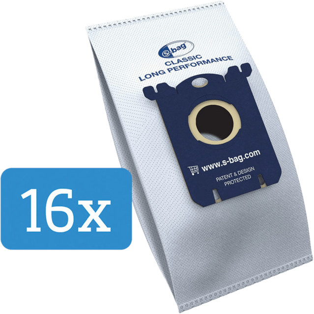 Philips S-Bag FC8021/05 Long Performance Staubsaugerbeutel in Weiß (16 Stück) - Bild 1