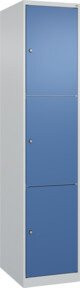 C+P Schließfachschrank Classic PLUS mit 1 Abteil in Lichtgrau und Fernblau, H x B x T: 185 x 40 x 50 cm - Bild 1