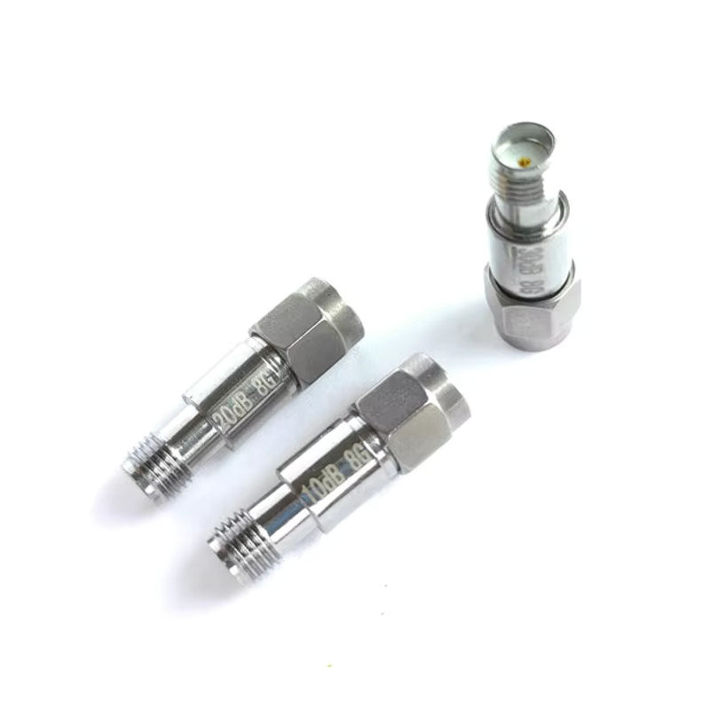 SMA-Dämpfungsglied HF-Koaxial-Festdämpfungsglied DC-8GHz in Silber mit verschiedenen Dämpfungswerten von 1dB bis 60dB (2W) - Bild 3