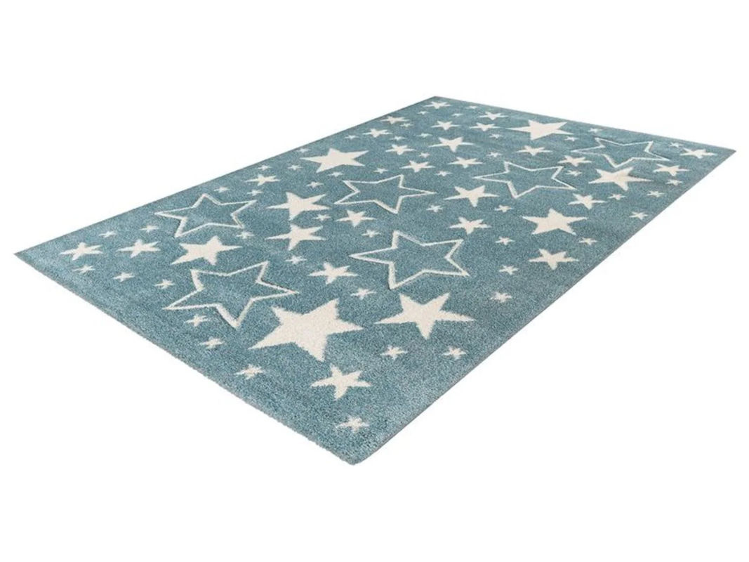 KAYOOM Kinder-Motivteppich Sterne Blau, B/L: 80 x 150 cm - Bild 2