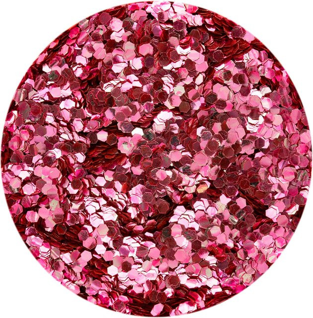 Glorex Bio Glitter grob in Rosa/Pink - Bild 1