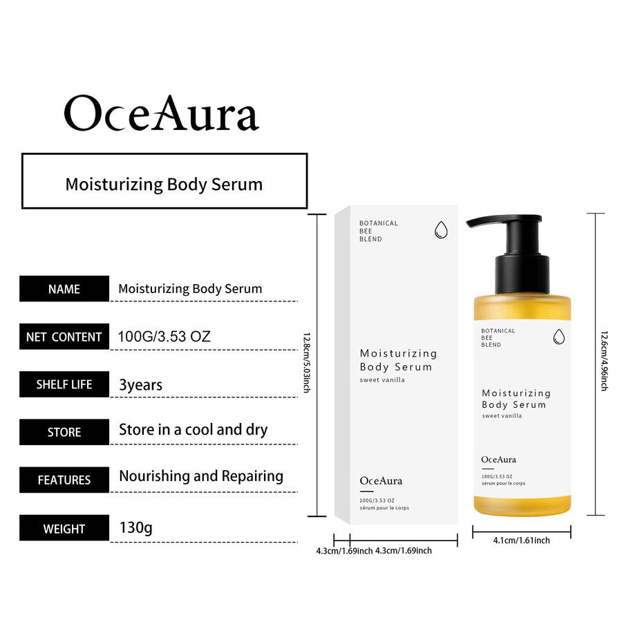 OceAura Körperserum Vanille, 100 ml, mit Propolis, Unisex - Bild 2