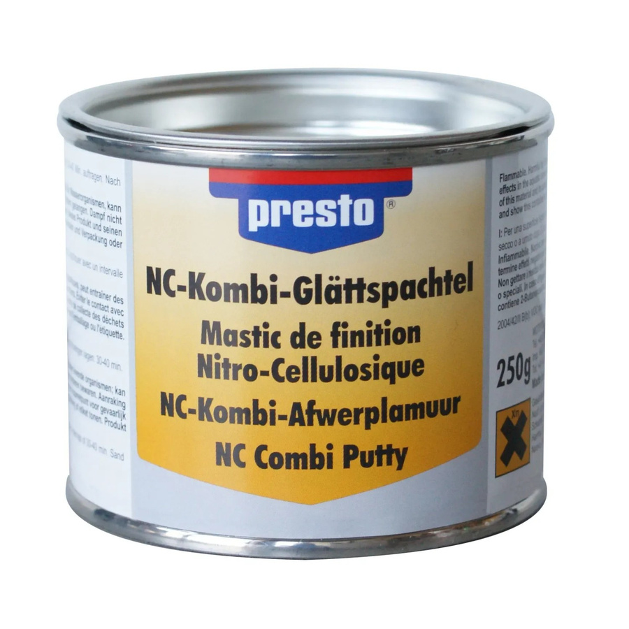 Presto Glättspachtel NC, lösemittelbasiert, 250 g, Weiß/Grün - Bild 2