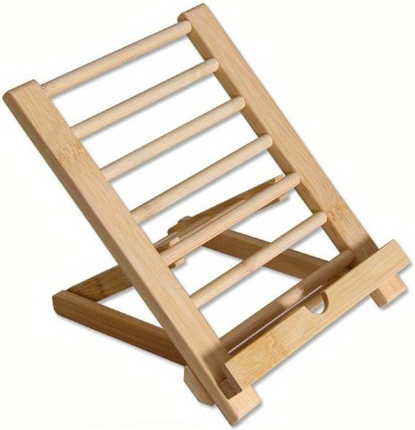 Handyhalter aus Holz von SZwatch in Beige als Dekorationszubehör für Schreibtisch und Büro - Bild 1