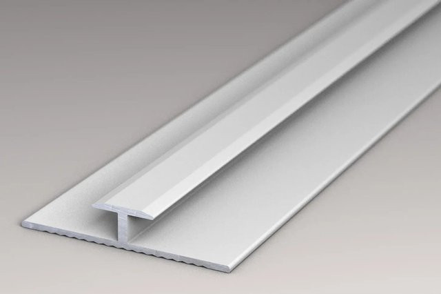 Kronoflooring Verbindungsprofil Rock the Wall Aluminium in Silber, Länge: 265 cm - Bild 1