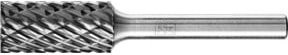 PFERD TOOLS Hartmetall Hochleistungsfrässtift ALLROUND Zylinder ZYAS Stirn Ø 12 mm, Schaft-Ø 6 mm, Farbe: Silber, Material: HICOAT Stahl - Bild 1