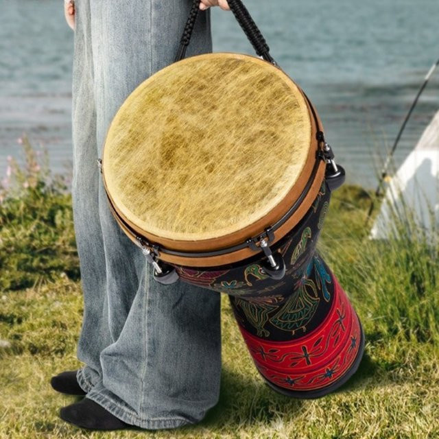 GIOIO Djembe Musik Trommel, Afrikanisches Musikinstrument - Bild 1