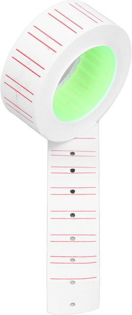 30 Rollen Etikettenpapier für MX5500 Etikettiergerät, 15000 Stück Preisschild-Etiketten in Weiß, Format: 21 x 12 mm - Bild 1
